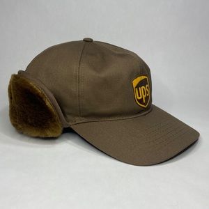 UPS Winter Hat with Foldable Ear Flaps Size XL